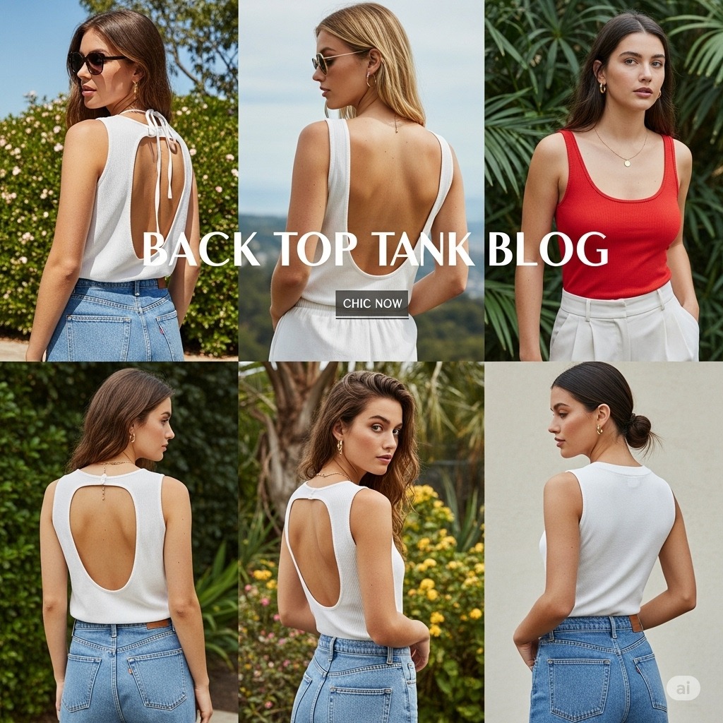 Backless Tank Tops: The Bold Summer Staple You Need