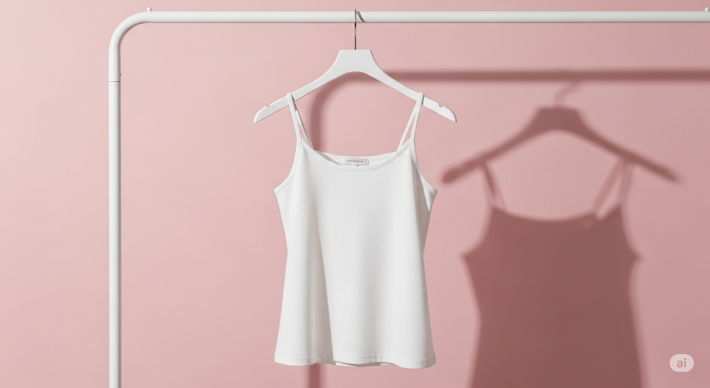 White Spaghetti Strap Tank – The Priceless Minimalist Essential in Every Wardrobe